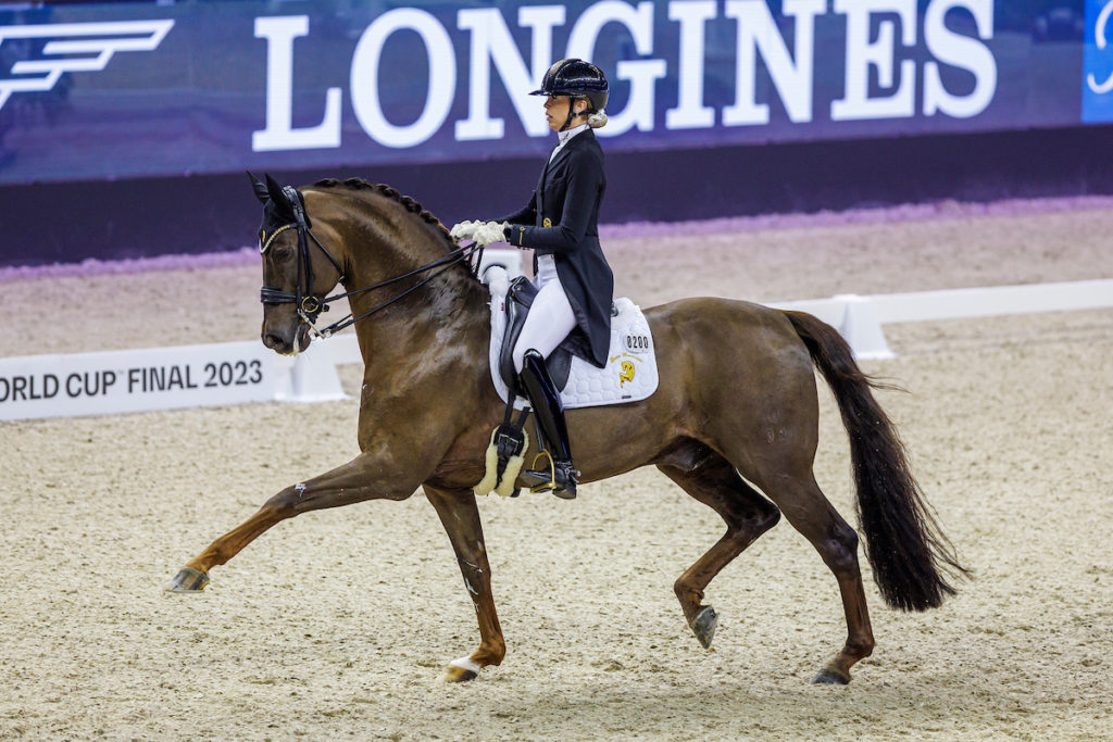 OMAHA - FEI World Cup Finals 2023

PEARCE Simone (AUS), Fiderdance
FEI Dressage World Cup™ Final - Grand Prix 
presented by Havensafe Farm
Int. dressage competition - Grand Prix de Dressage

Omaha, CHI Health Center
05. April 2023
© www.sportfotos-lafrentz.de / Stefan Lafrentz